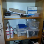 Diabetes-Fächer im Regal